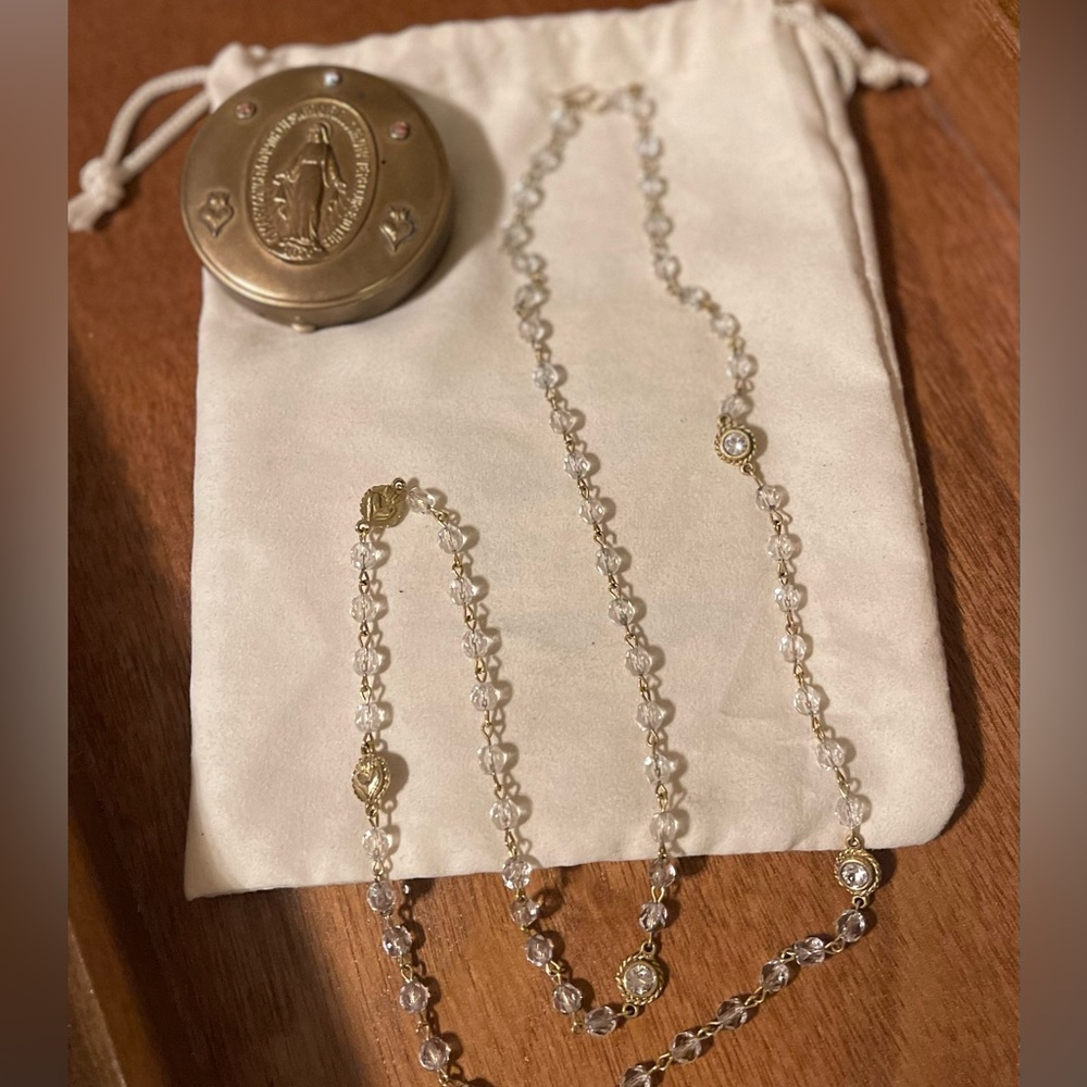 Virgins Saints & Angels Lux Labradorite wrap necklace